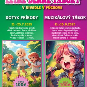 PRÁZDNINOVÉ LETNÉ DENNÉ TÁBORY 2025